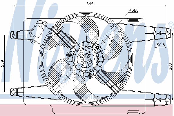 Fan, motor sogutmasi 85111
