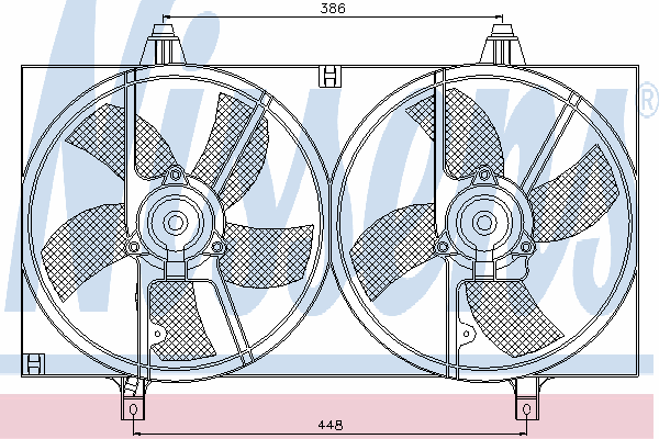 Fan, radiator 85526