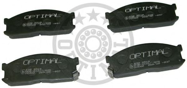 Brake Pad Set, disc brake 9518