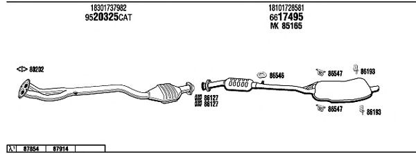 Exhaust System BW31822