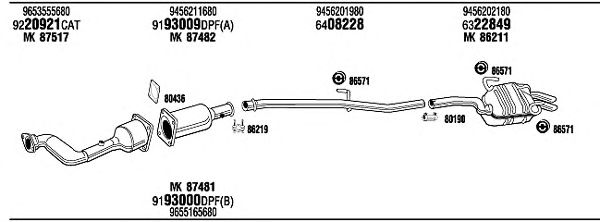 Exhaust System FIH16895B