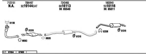 Exhaust System FO31318