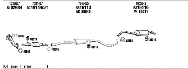 Exhaust System FO31501