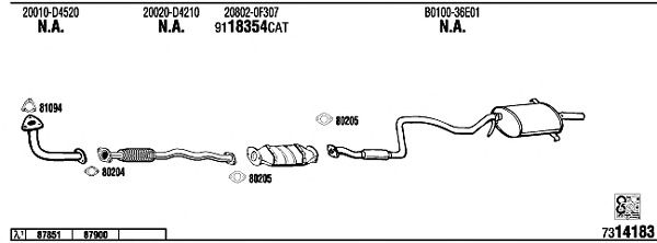 Exhaust System NI41709