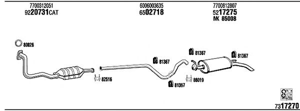 Exhaust System RE21069