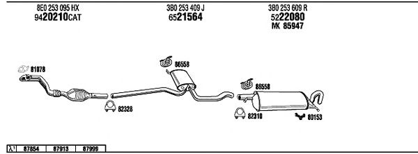 Exhaust System VW50931