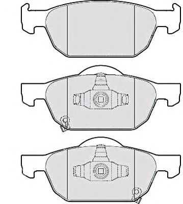 Brake Pad Set, disc brake BP1658