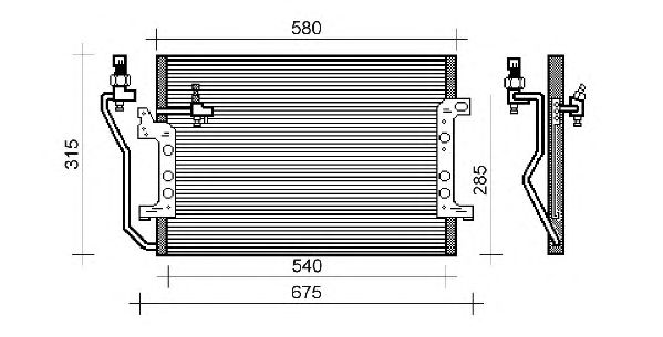 Condensator, airconditioning QCN296