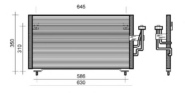 Condensator, airconditioning QCN303