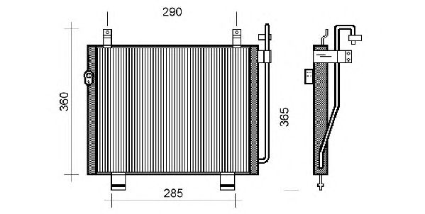 Condensator, airconditioning QCN339