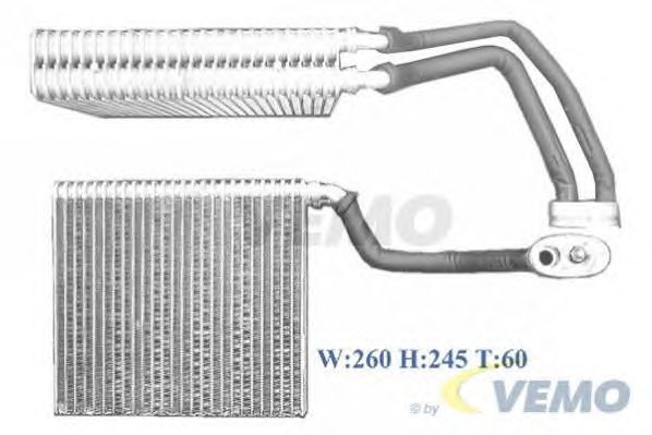 Verdamper, airconditioning V10-65-0004
