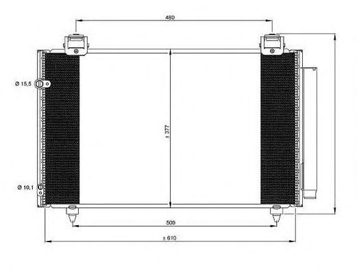 Condenser, air conditioning 318160A
