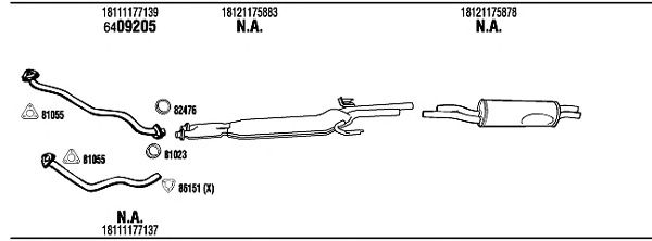 Exhaust System BW62801