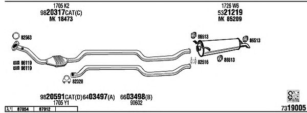 Exhaust System CI55016
