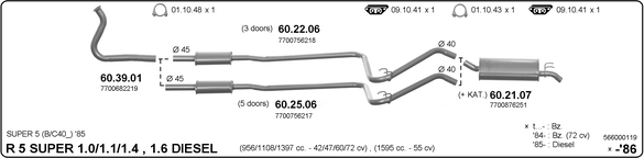 Exhaust System 566000119