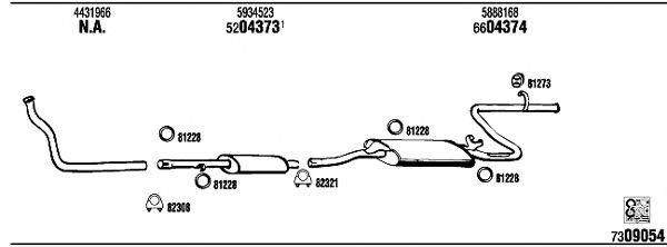 Exhaust System FI40015