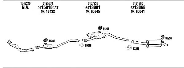 Exhaust System FO31170