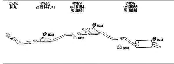 Exhaust System FO56011