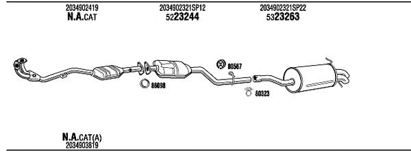 Exhaust System MBT14814
