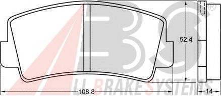 Brake Pad Set, disc brake 36071