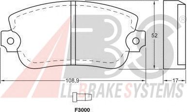 Brake Pad Set, disc brake 36083