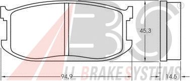 Brake Pad Set, disc brake 36453