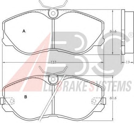 Brake Pad Set, disc brake 36671