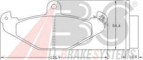 Brake Pad Set, disc brake 36788