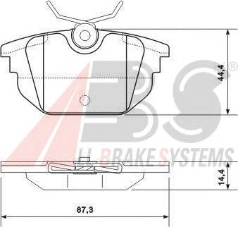 Brake Pad Set, disc brake 37123