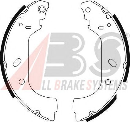Brake Shoe Set 8943