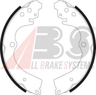 Brake Shoe Set 9070