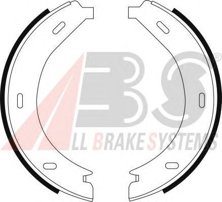 Brake Shoe Set, parking brake 9110