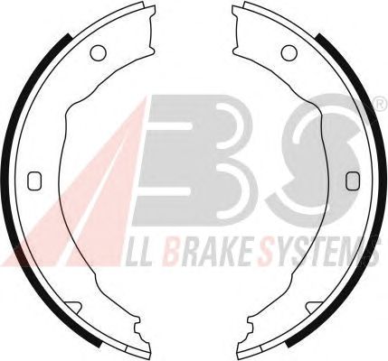 Brake Shoe Set, parking brake 9112