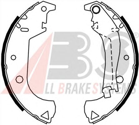 Brake Shoe Set 9119