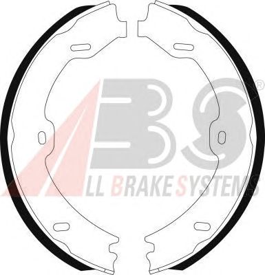 Brake Shoe Set, parking brake 9141