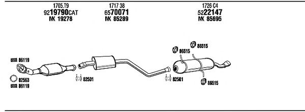 Exhaust System PE30690
