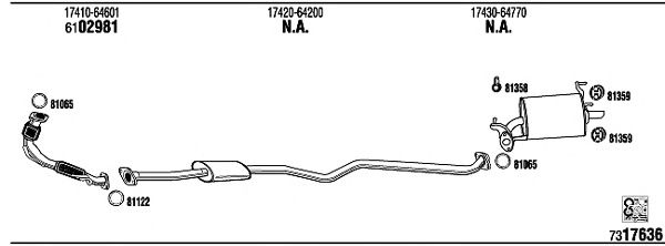 Exhaust System TO51139