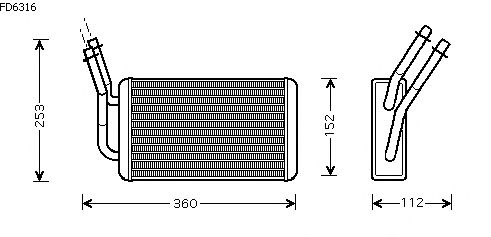 Radiador de calefacción FD6316