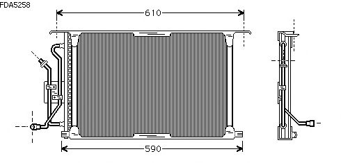Condensator, airconditioning FDA5258