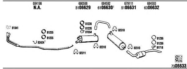 Exhaust System VO40101