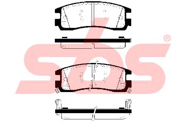 Brake Pad Set, disc brake 1501223616