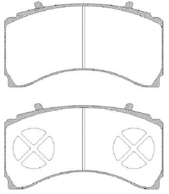Brake Pad Set, disc brake JSA 15793.10