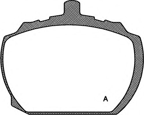 Brake Pad Set, disc brake BPA0058.10