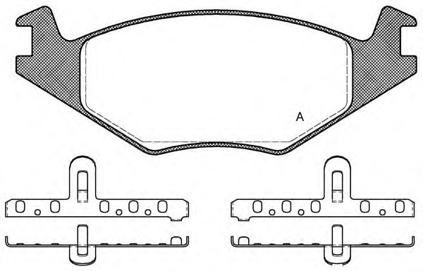 Brake Pad Set, disc brake BPA0171.20