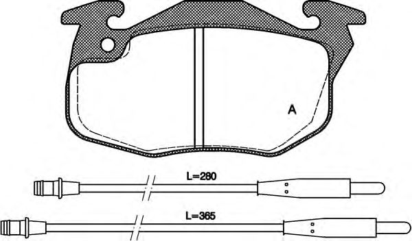 Brake Pad Set, disc brake BPA0192.34