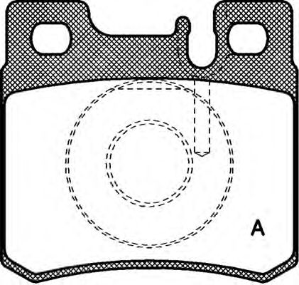 Brake Pad Set, disc brake BPA0282.20