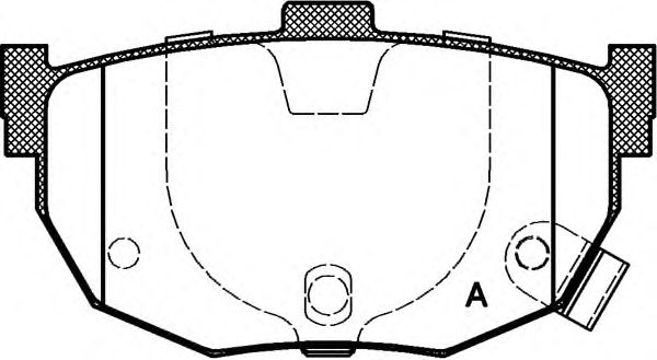 Brake Pad Set, disc brake BPA0294.22
