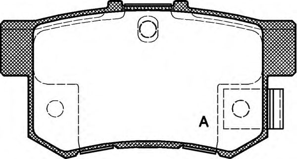 Brake Pad Set, disc brake BPA0325.32