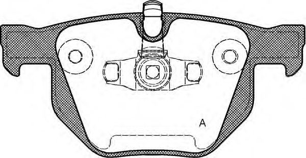 Brake Pad Set, disc brake BPA0381.70