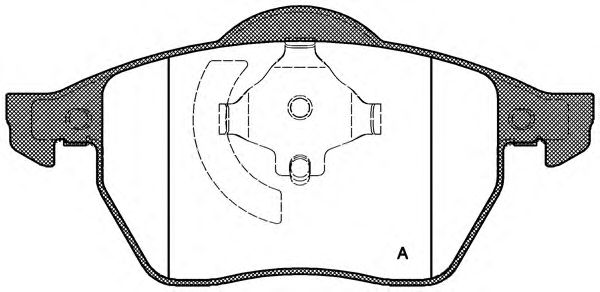 Brake Pad Set, disc brake BPA0390.20